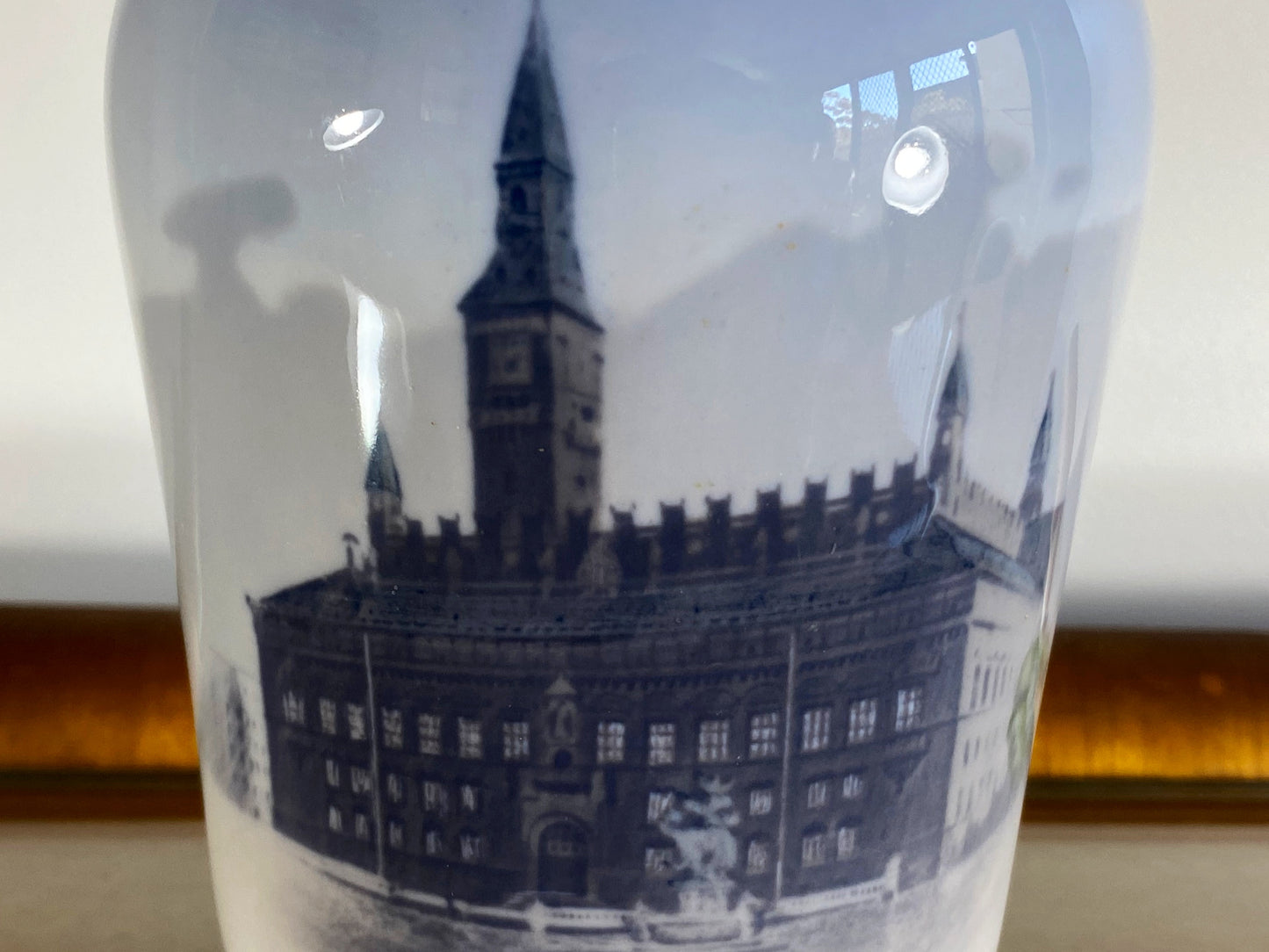 1968 Royal Copenhagen 'City Hall' 16.5 cm Vase