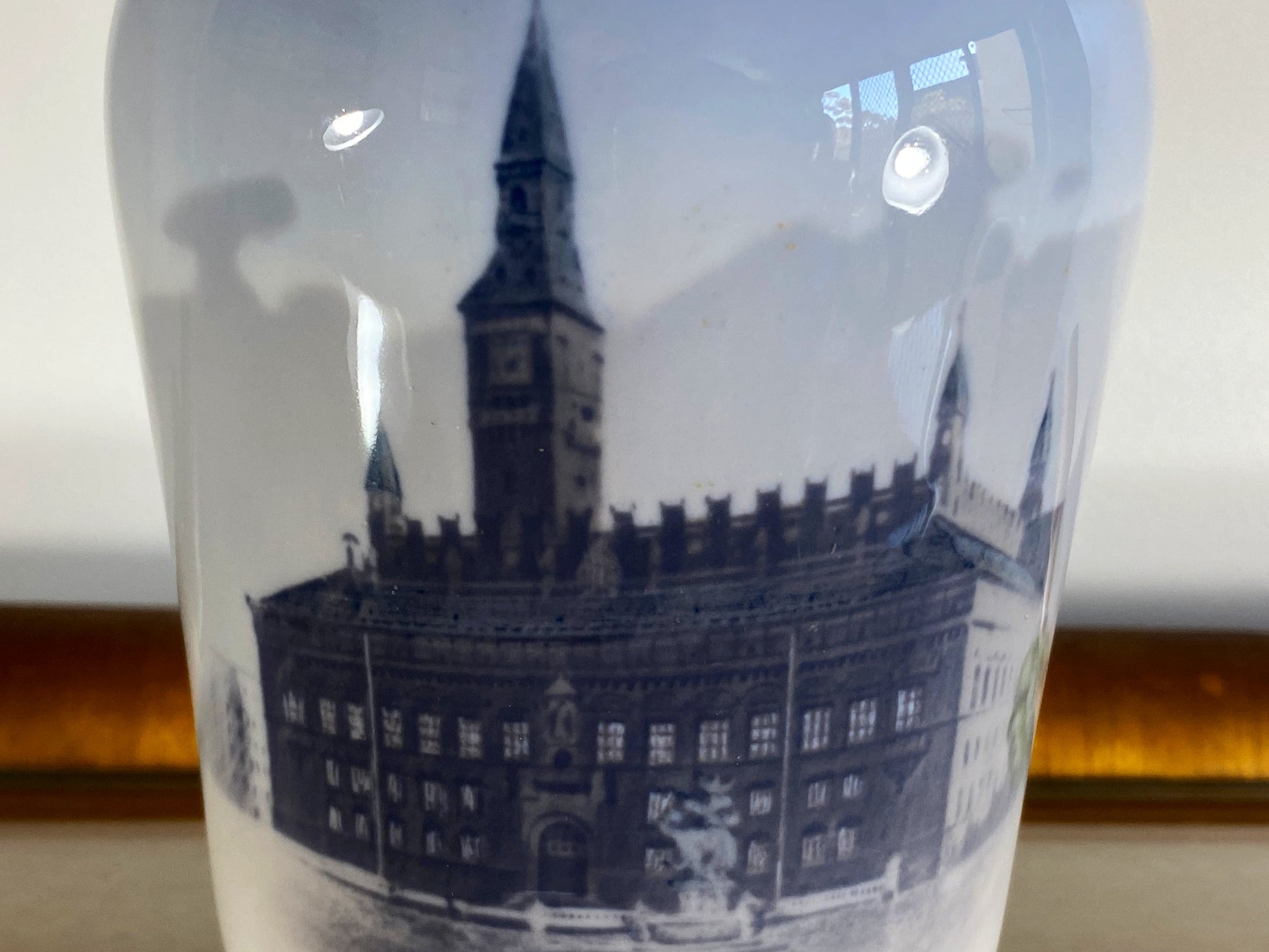 1968 Royal Copenhagen 'City Hall' 16.5 cm Vase