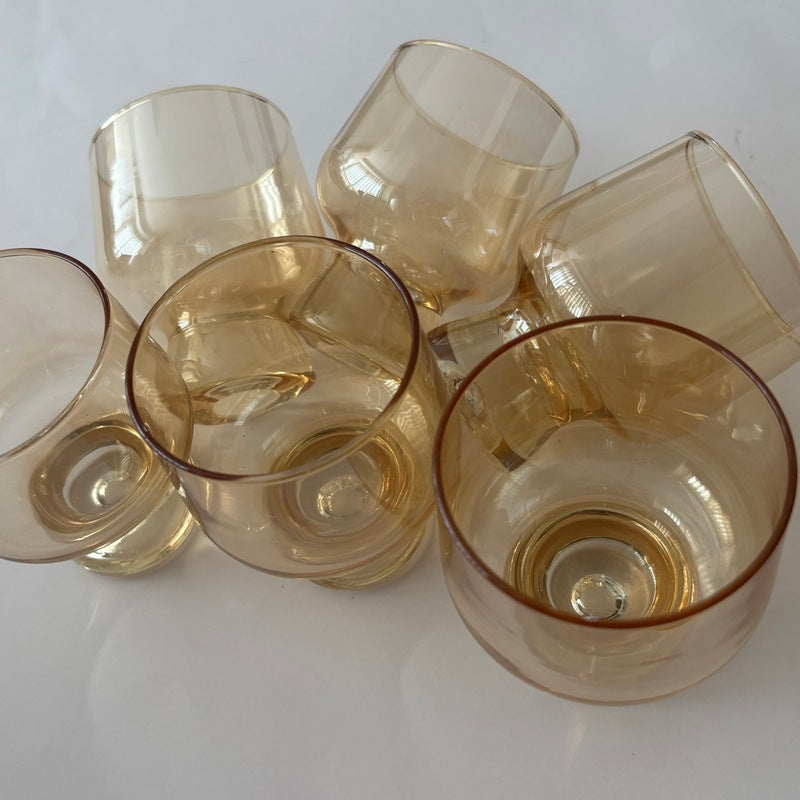 Close-up of Crown Crystal Regis gold rim detail showing lustre finish