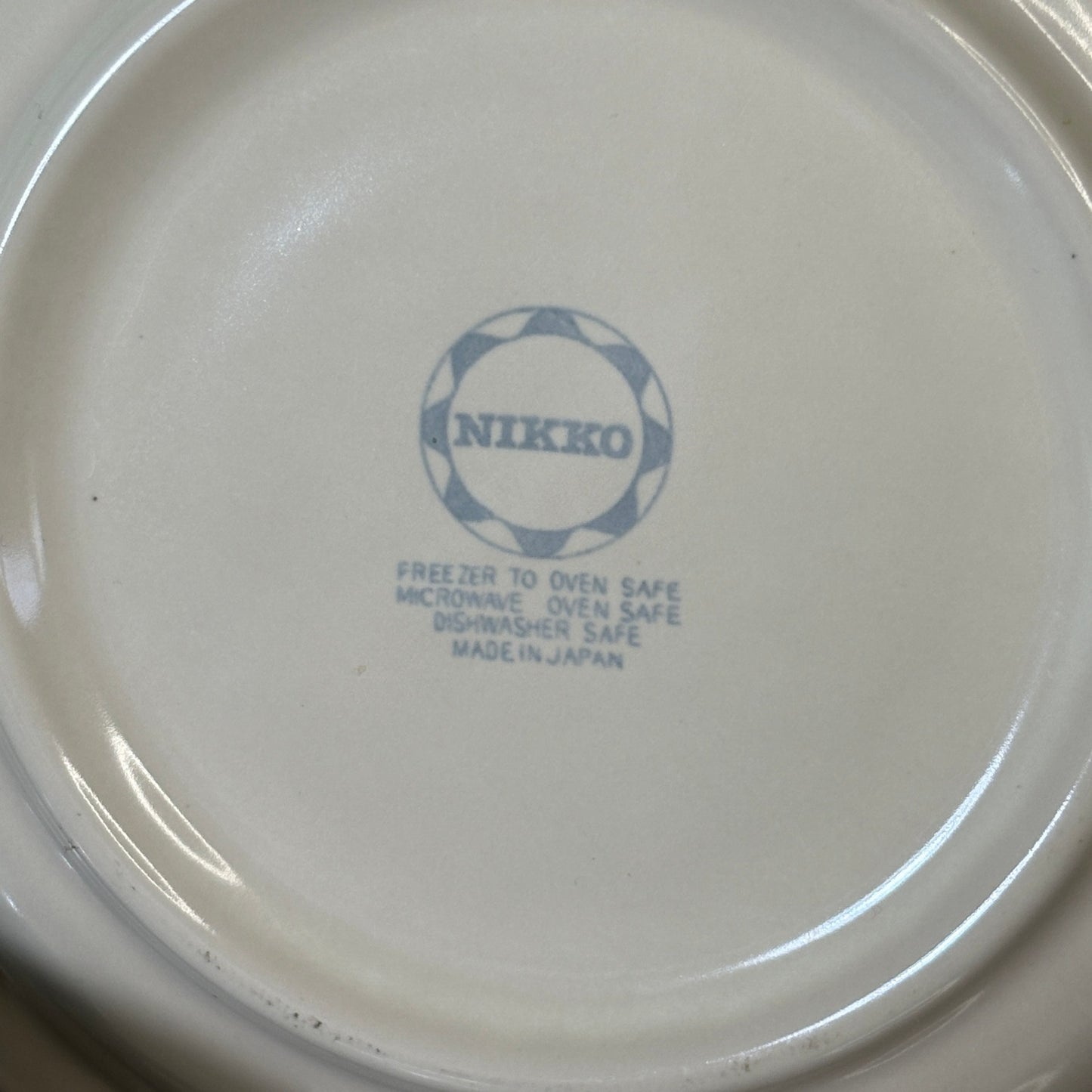 15-Piece NIKKO Japan Stoneware Coffee Service in Chocolate Brown & Cream - Busy Bowerbird